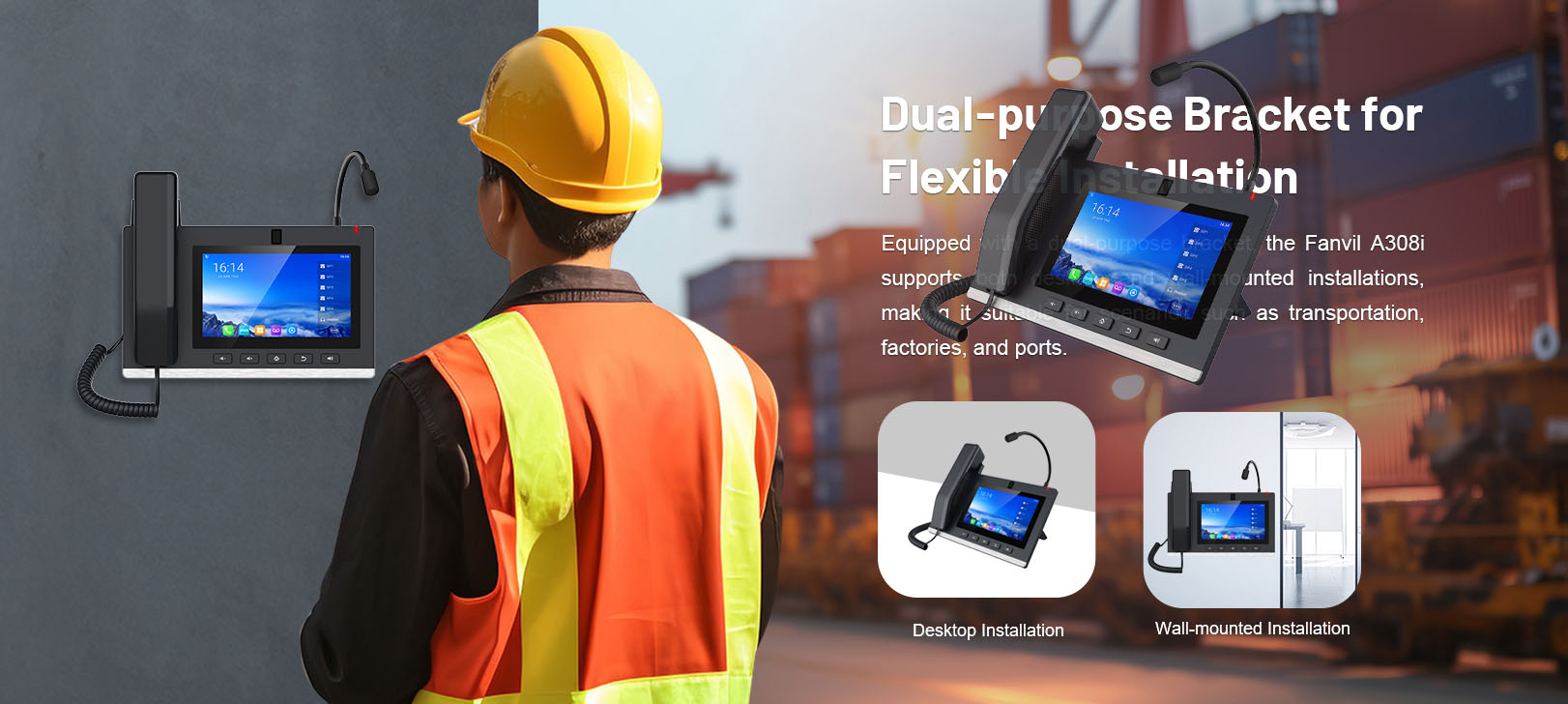 Dual-purpose Bracket for Flexible Installation