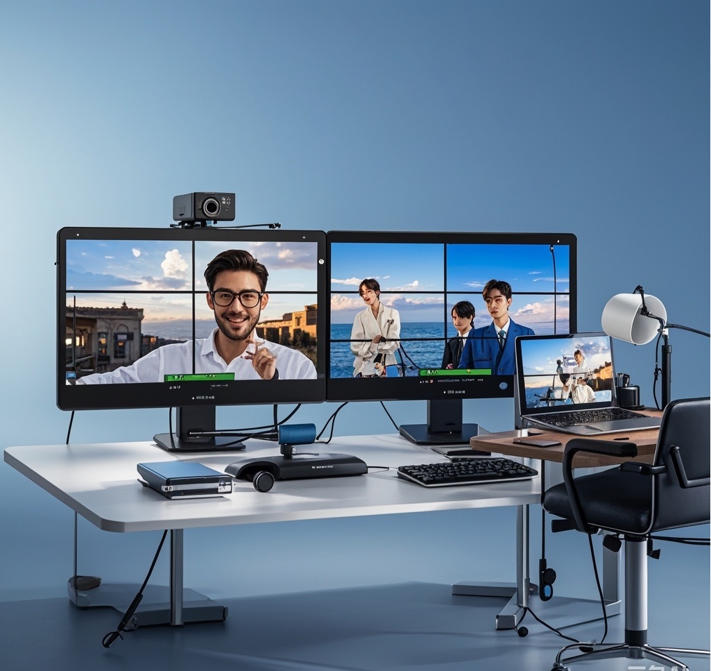 Remote video conferencing system