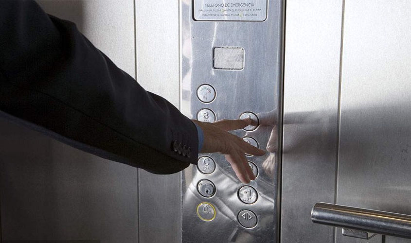Elevator five party intercom system