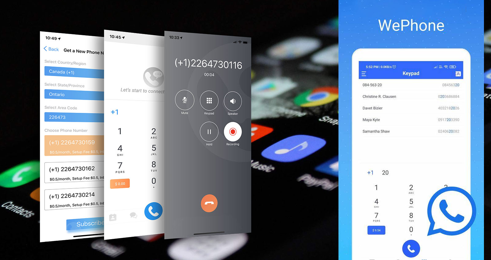 WePhone mobile app: full analysis of functions, use, advantages and disadvantages, and related situa
