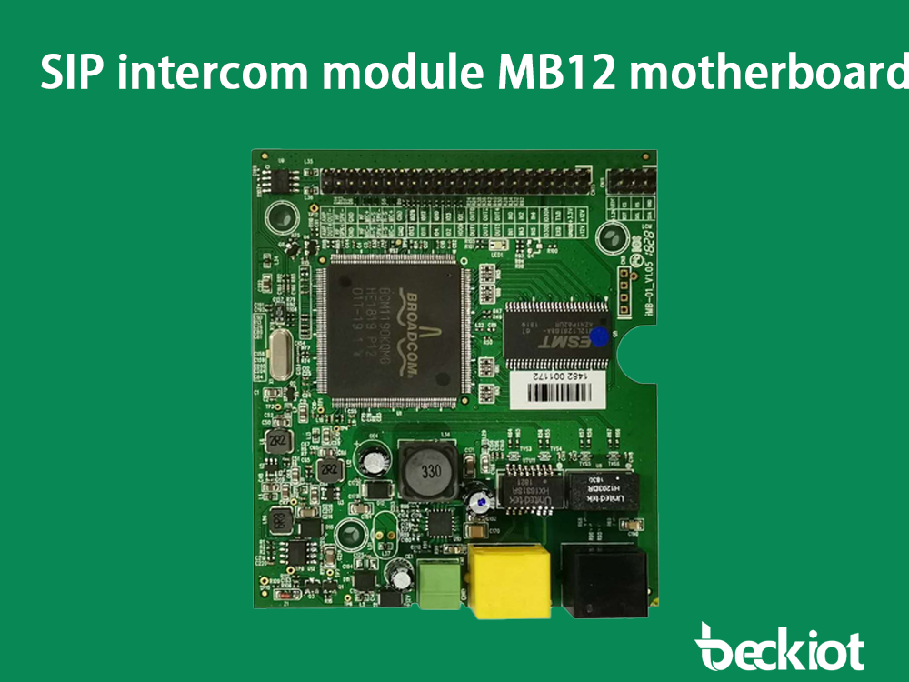 SIP intercom module MB12 motherboard