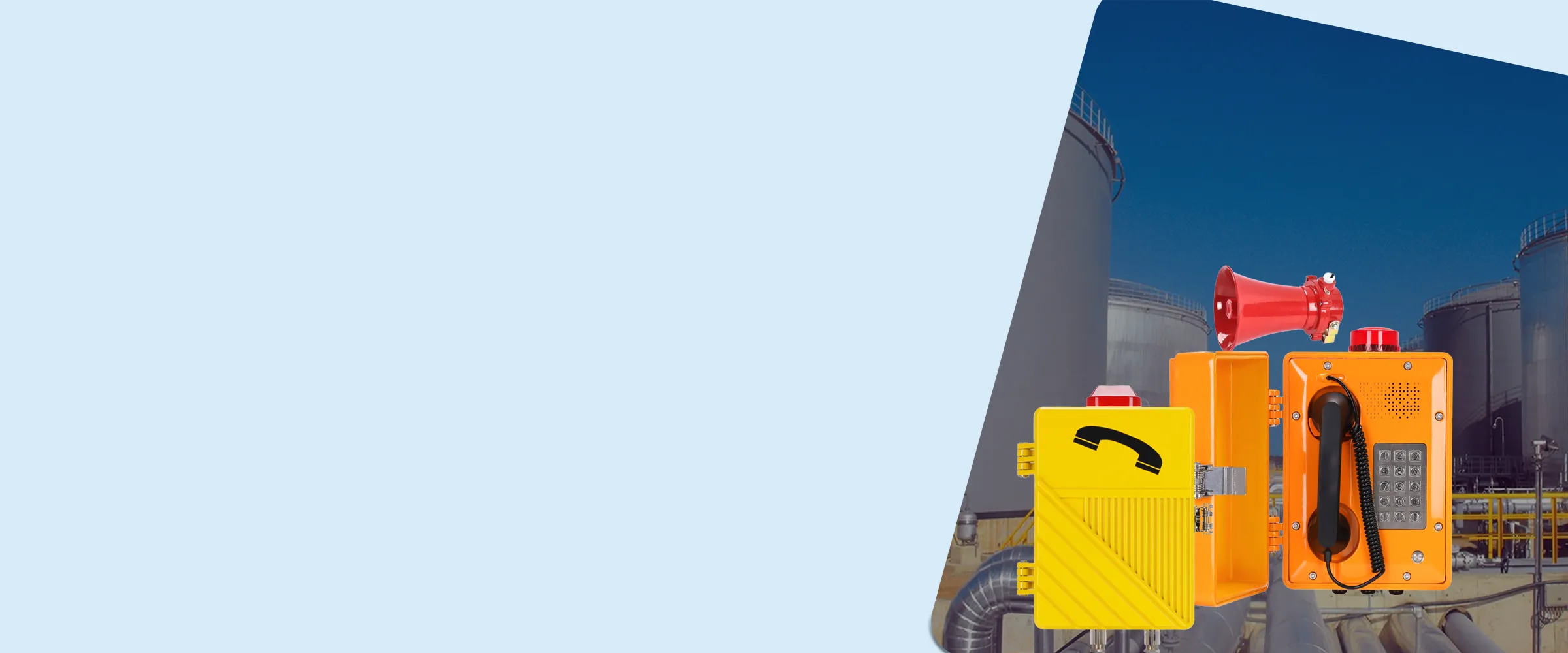 The explosion-proof industrial telephone