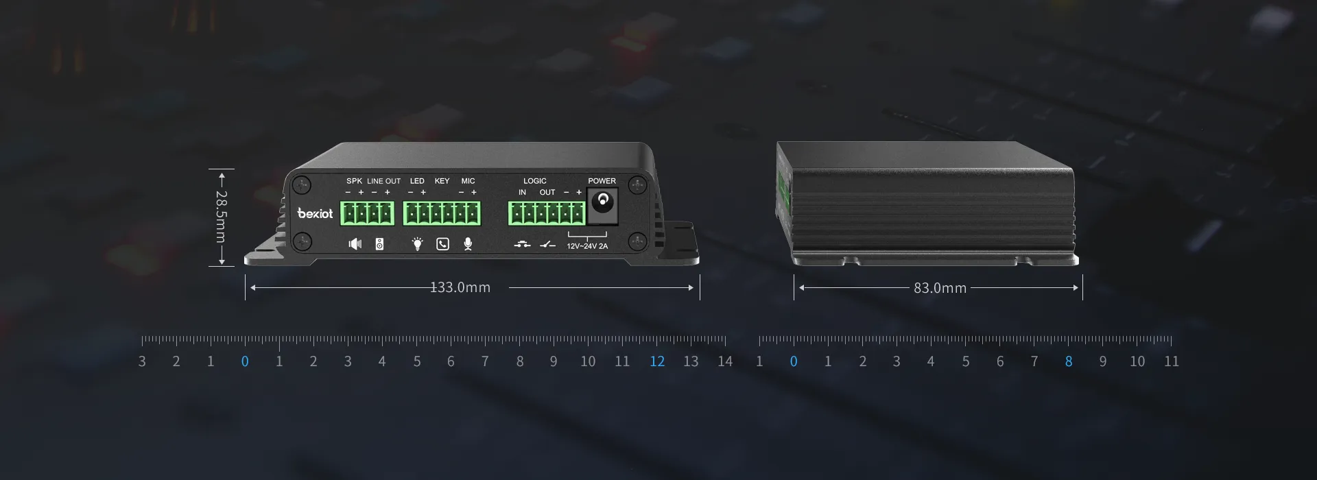 Compact and exquisite, perfectly matched for industrial equipment.