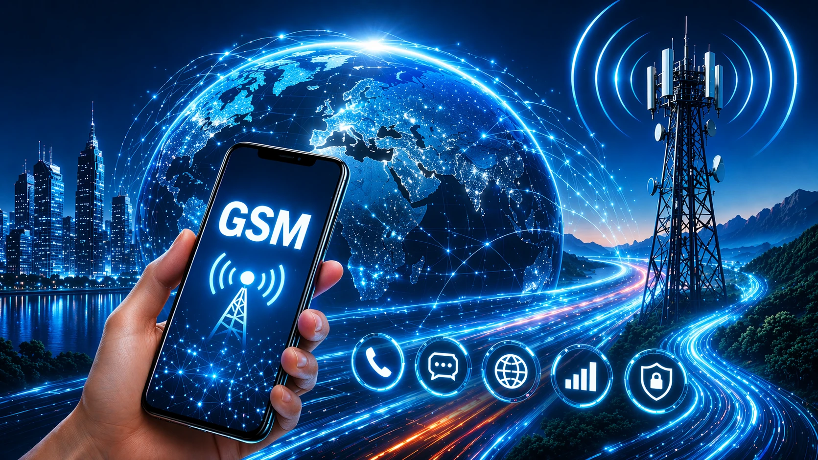 What is the GSM communication network? What is the GSM communication network?