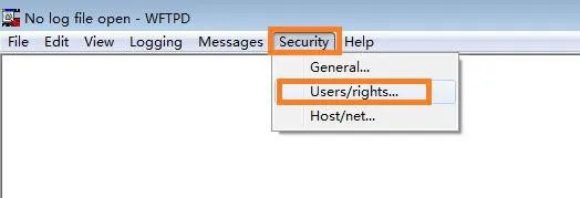 Run wftpd.exe as administrator