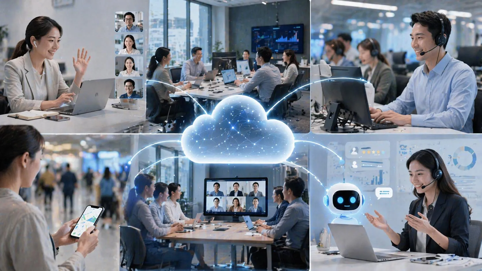 Market overview of cloud communications platforms across collaboration-led suites voice-first UCaaS providers and AI-forward CX-converged platforms