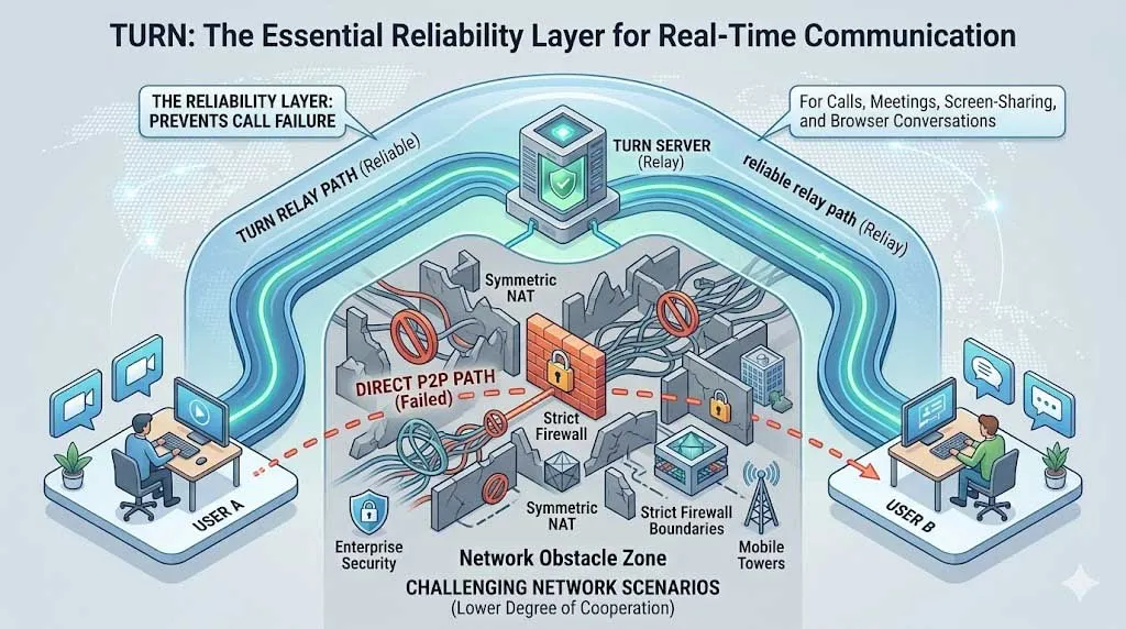 What Is Traversal using Relays around NAT (TURN)? Uses, How It Works, and Applications