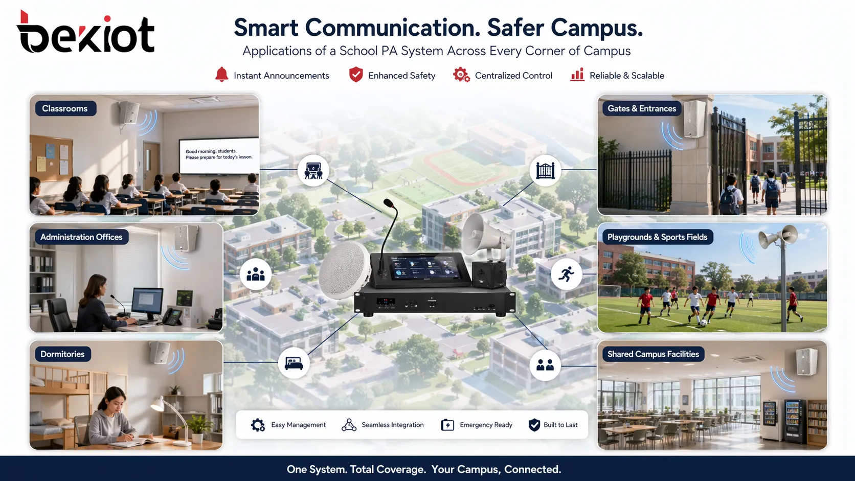 What Is a School PA System? Features, Benefits, and Applications