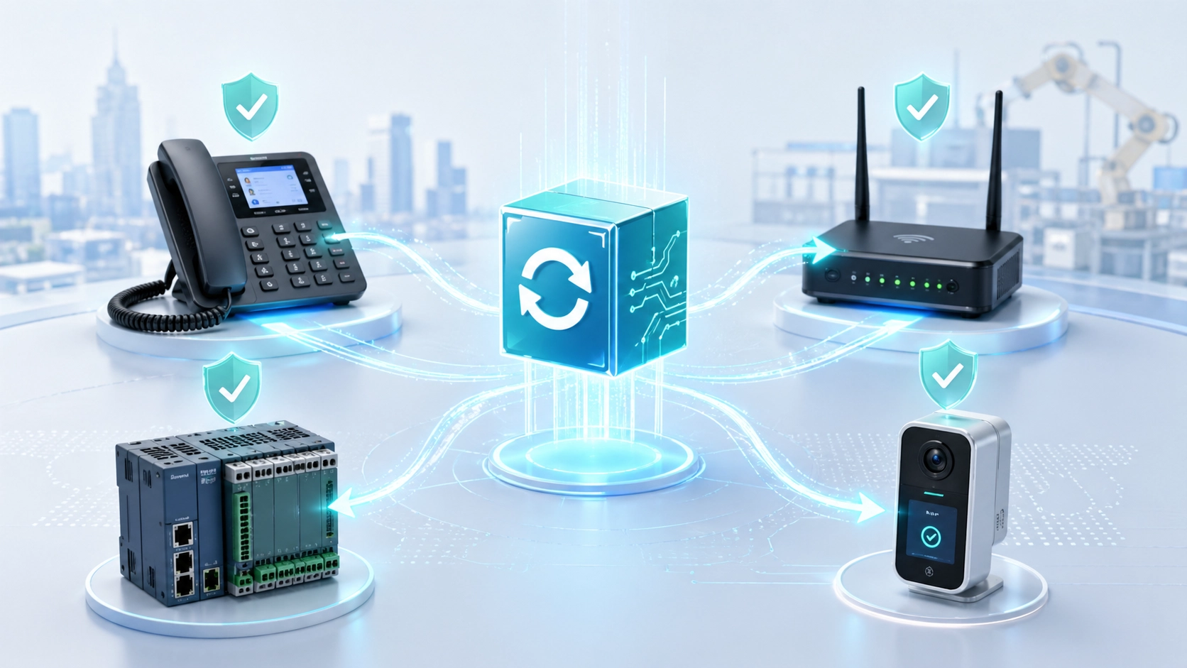 What are the advantages of deploying firmware upgrades?