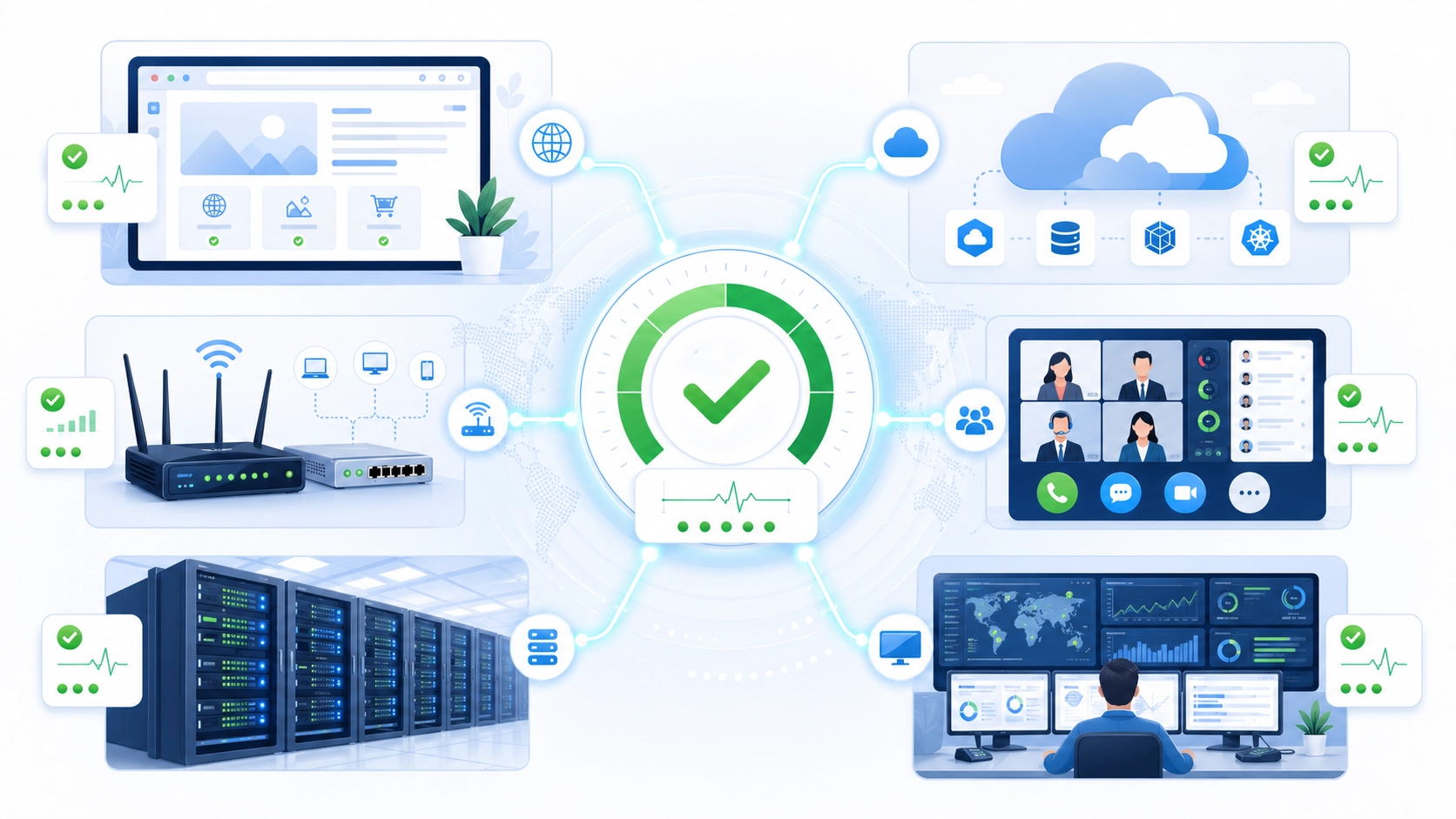 Uptime availability levels comparing 99 percent 99.9 percent and 99.99 percent reliability with downtime impact