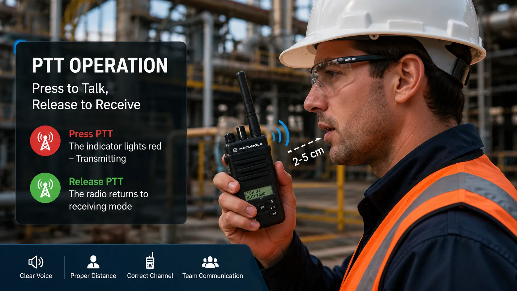 Wireless Two-Way Radio Operation Guide: PTT Use, Channel Settings, Maintenance, and Industrial Communication Solutions