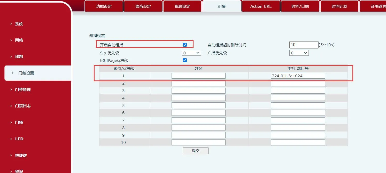 Enable automatic multicast process diagram