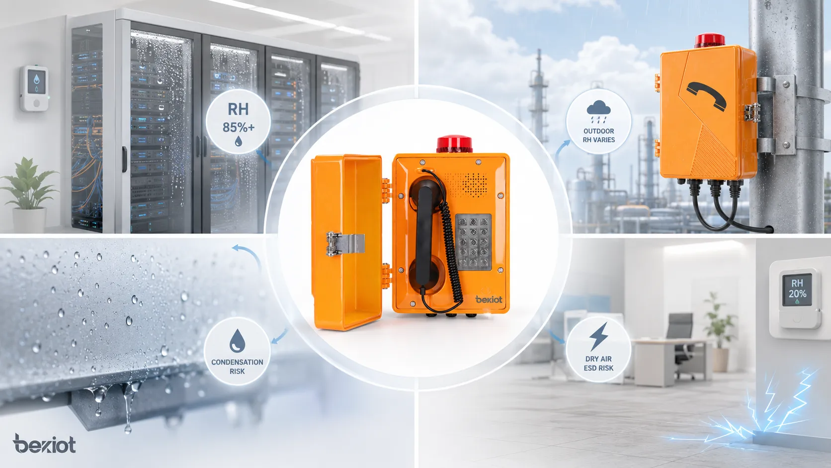 What level of protection does the operating humidity have?
