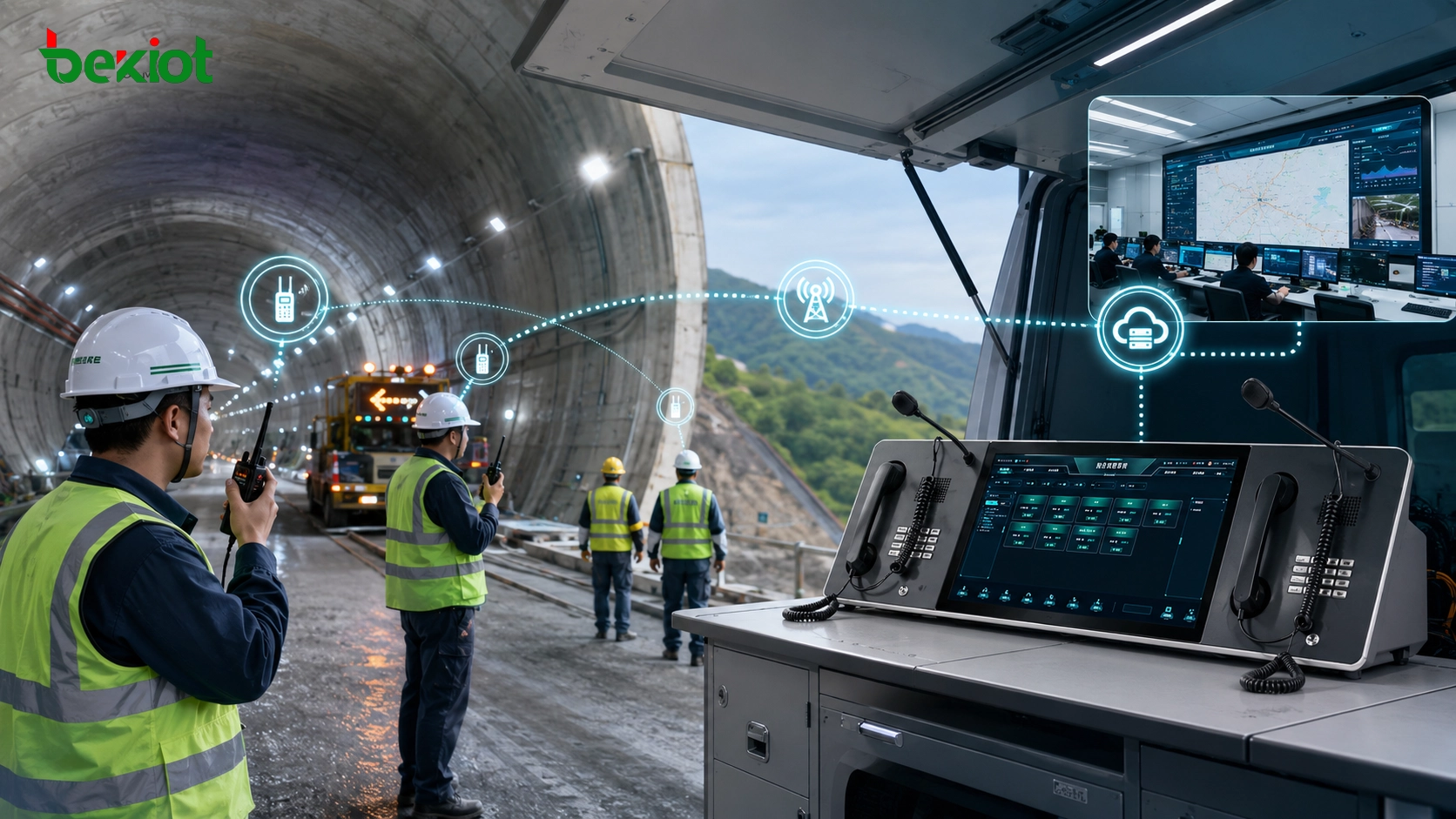 Tunnel Emergency Communication Solution: Connecting Field Teams with the Command Center