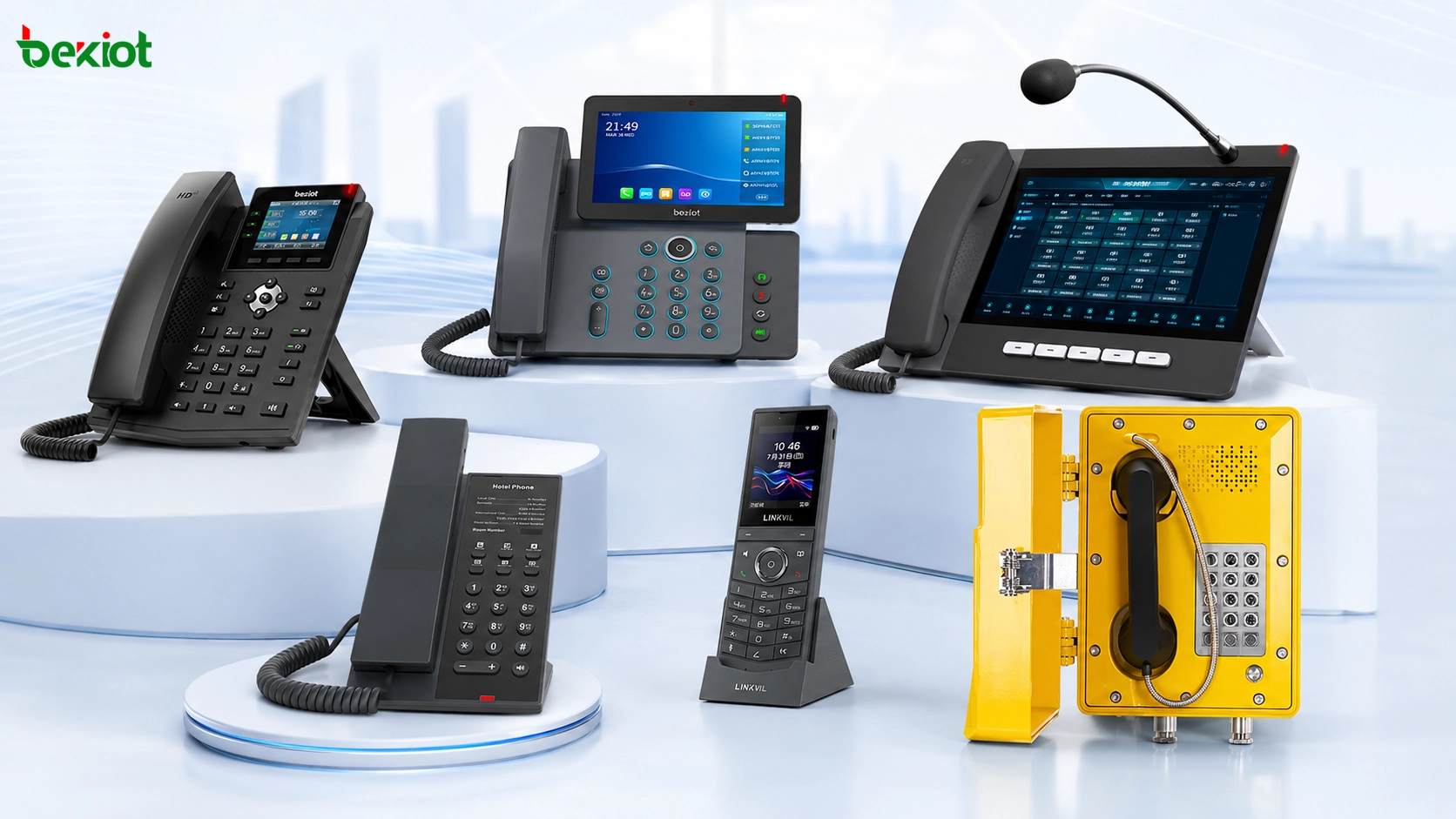 What Forms Do IP Phones Have? Types, Features, and Application Scenarios
