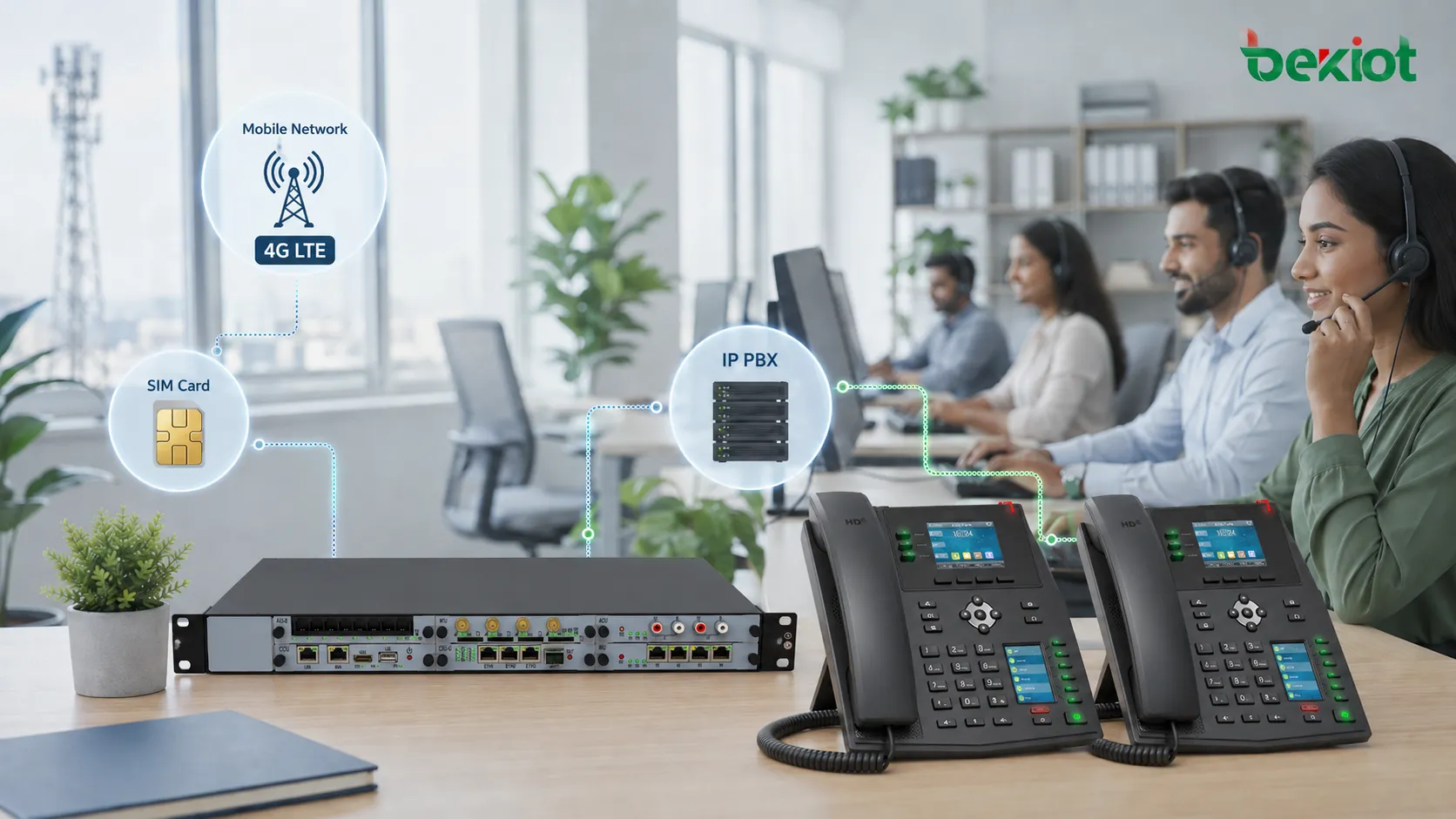 How to Convert a Mobile SIM Number into a Landline Phone System?