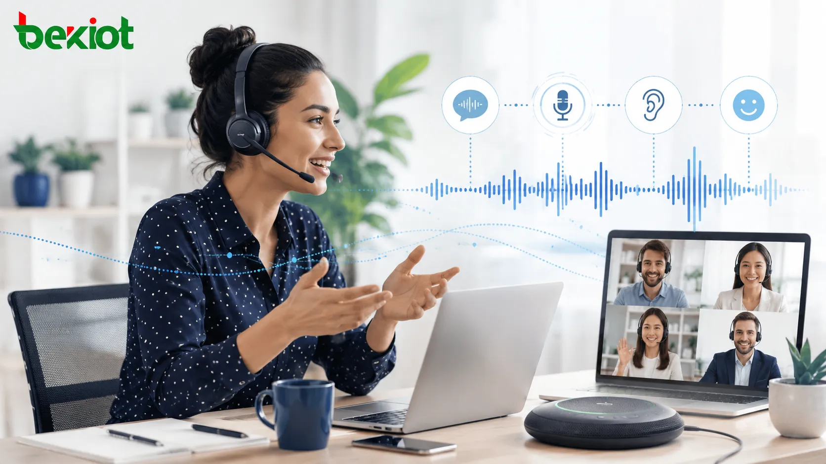 HD Voice audio benefits showing clearer speech natural voice quality reduced listening fatigue and better business communication