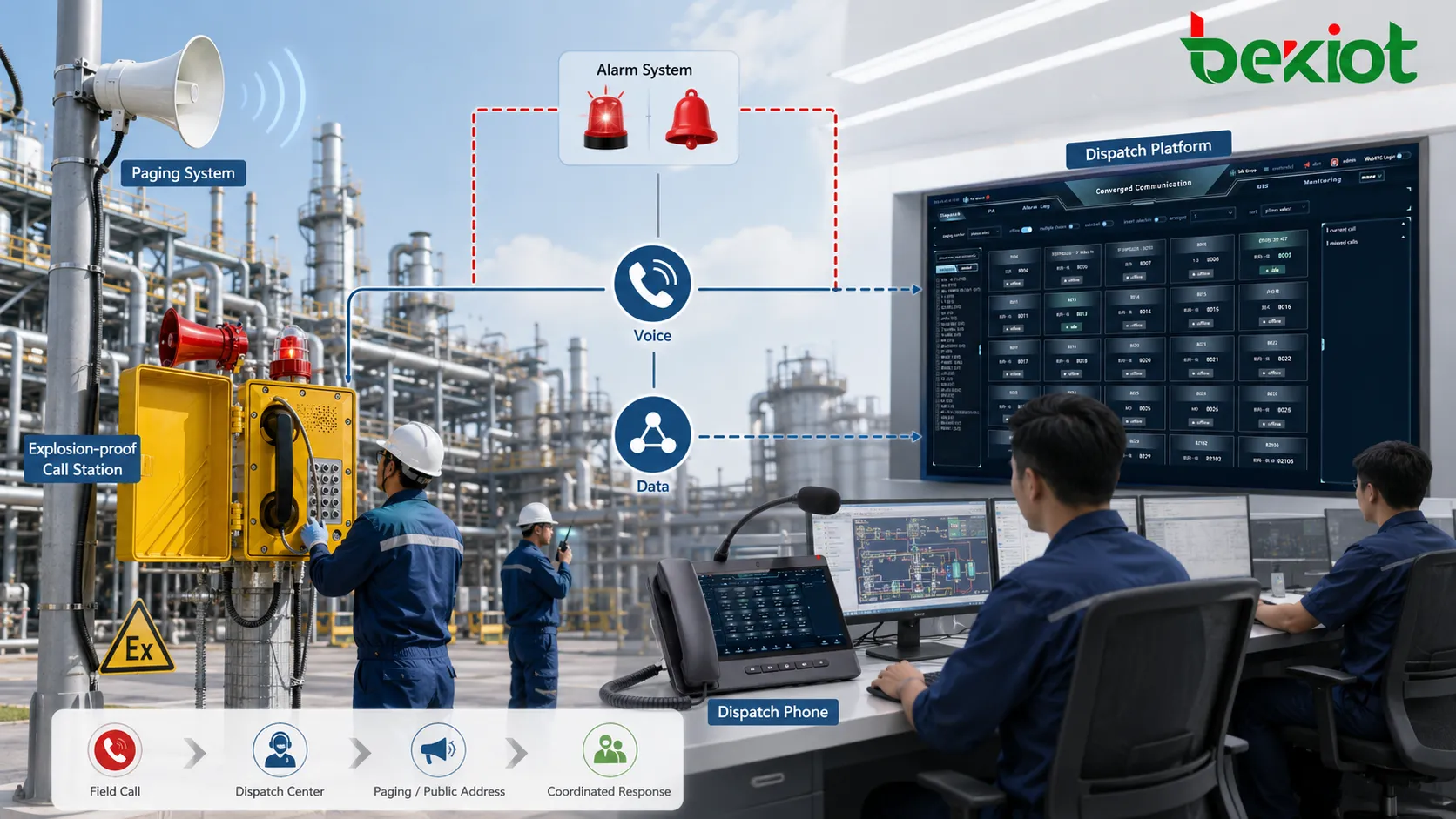 The Role of Explosion-Proof Call Stations in Chemical Plant Emergency Dispatch Systems
