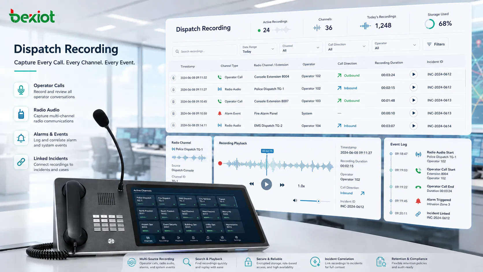 What Is Dispatch Recording? What are its characteristics?
