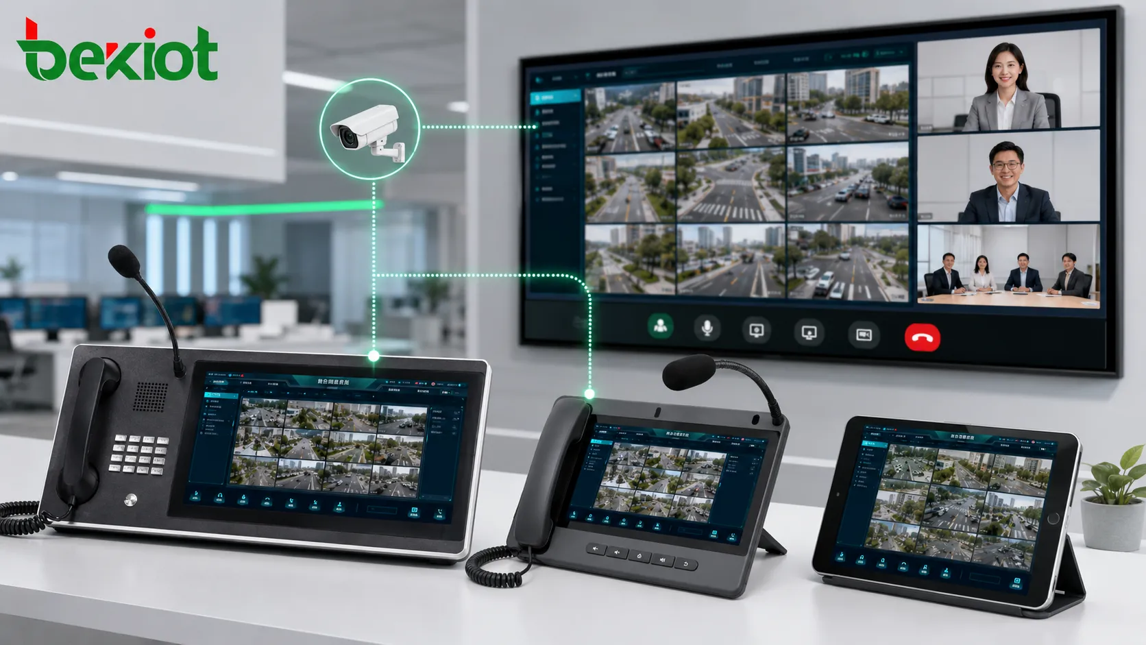 SIP camera video access for video phones dispatch consoles smart terminals and video conferencing