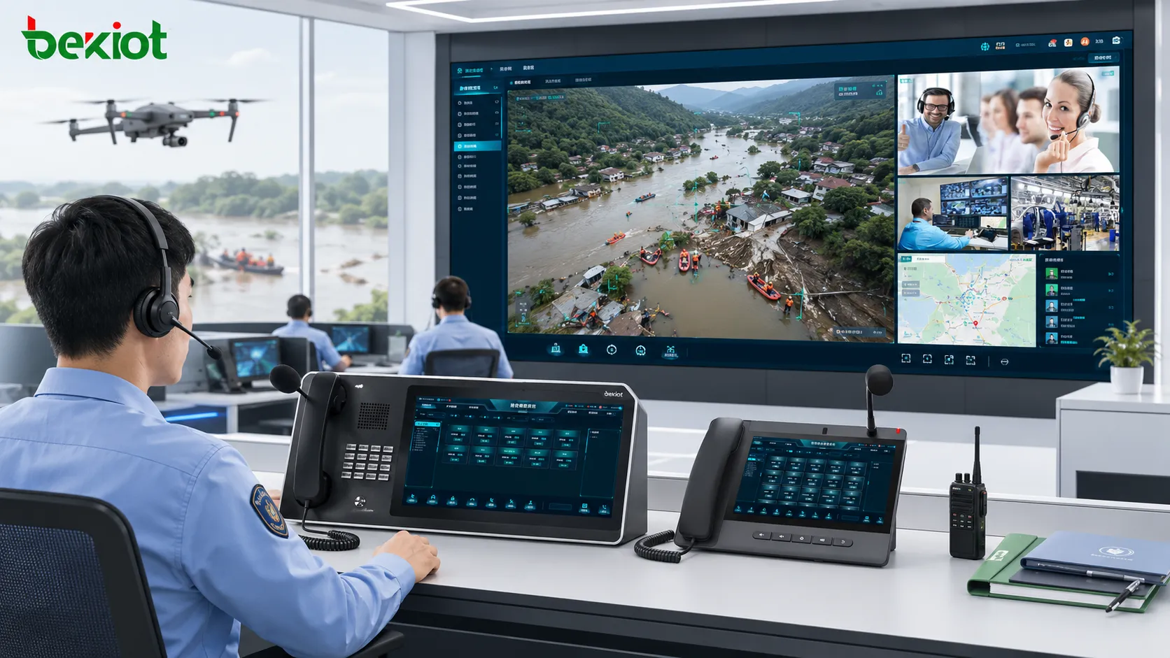 What Benefits Does Drone Access Bring to a Converged Communication System?
