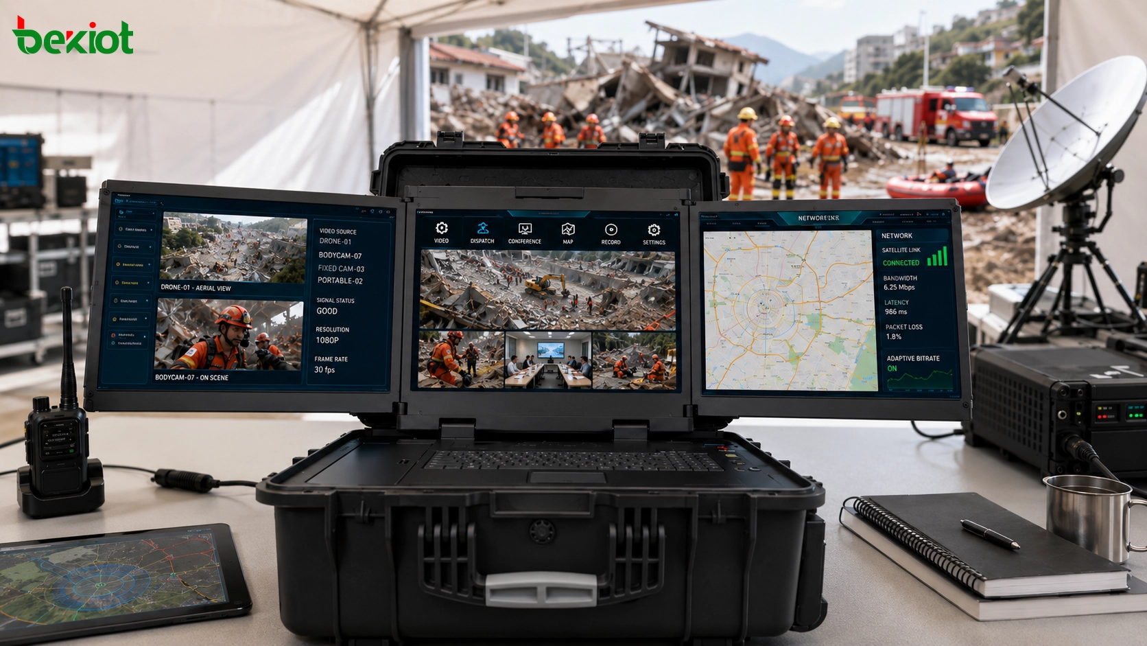 How Can an Emergency Command Box Improve Video Transmission in Weak Networks?