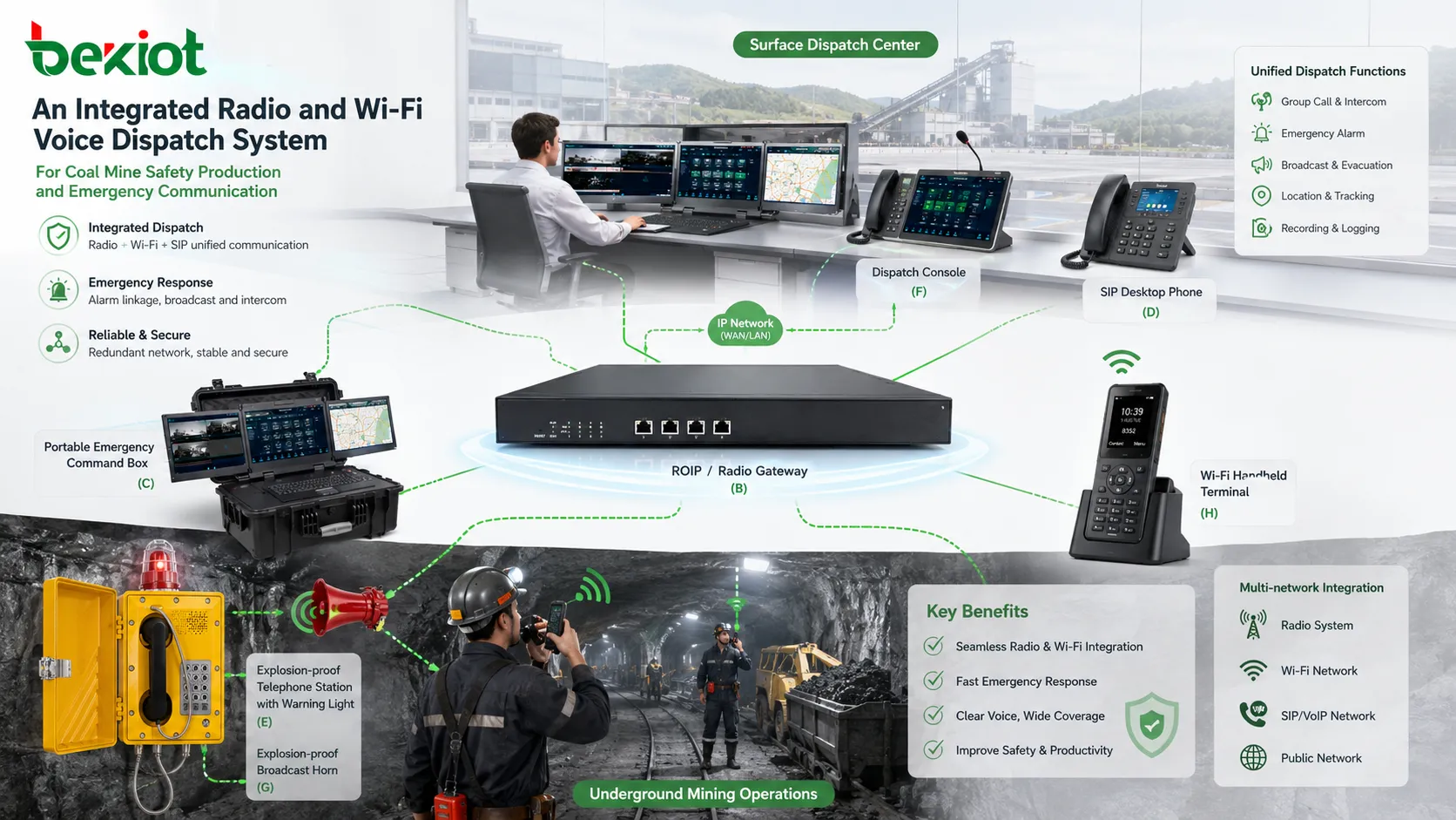How Can Integrated Radio and Wi-Fi Voice Improve Coal Mine Safety?