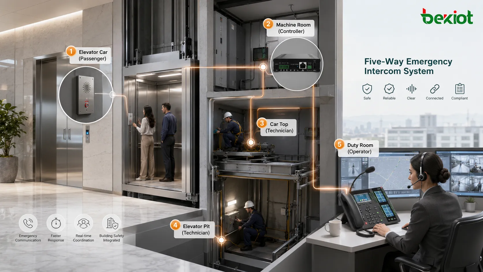 Elevator Five-Way Intercom: Is It Mandatory and What Standards Apply?