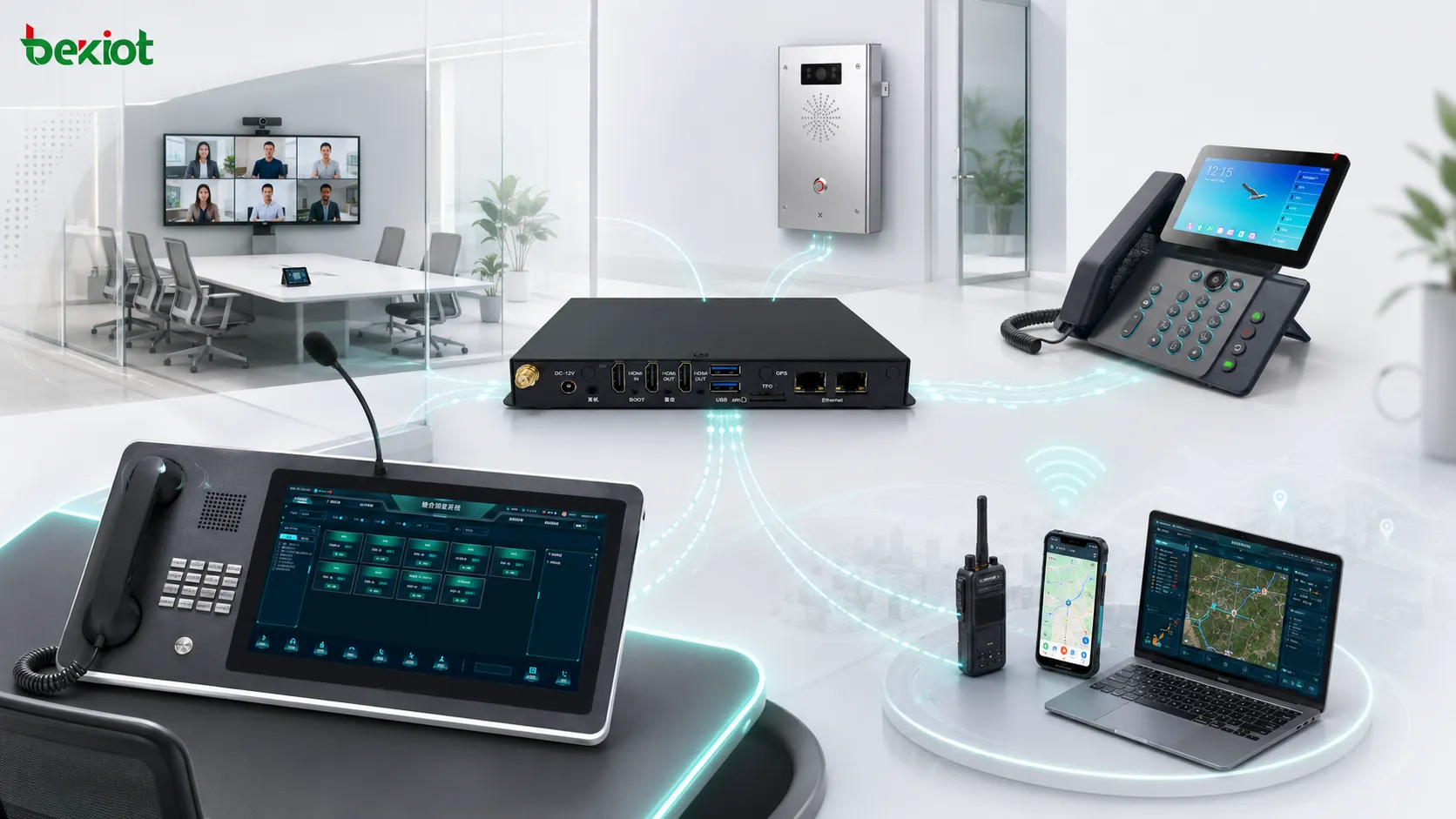 How a Command Dispatch System Works with a Video Conferencing Gateway