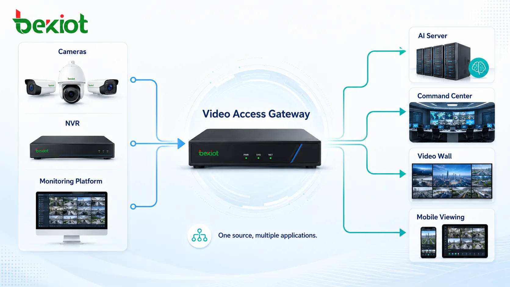 Video One-to-Many Distribution Solution