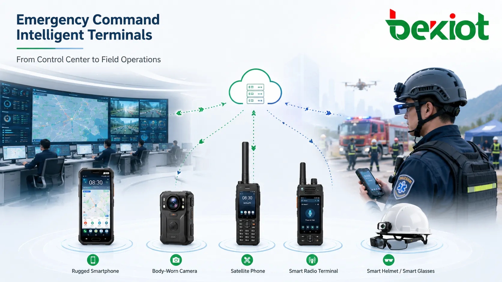 What Are the Common Intelligent Terminals Used in Emergency Command Projects?