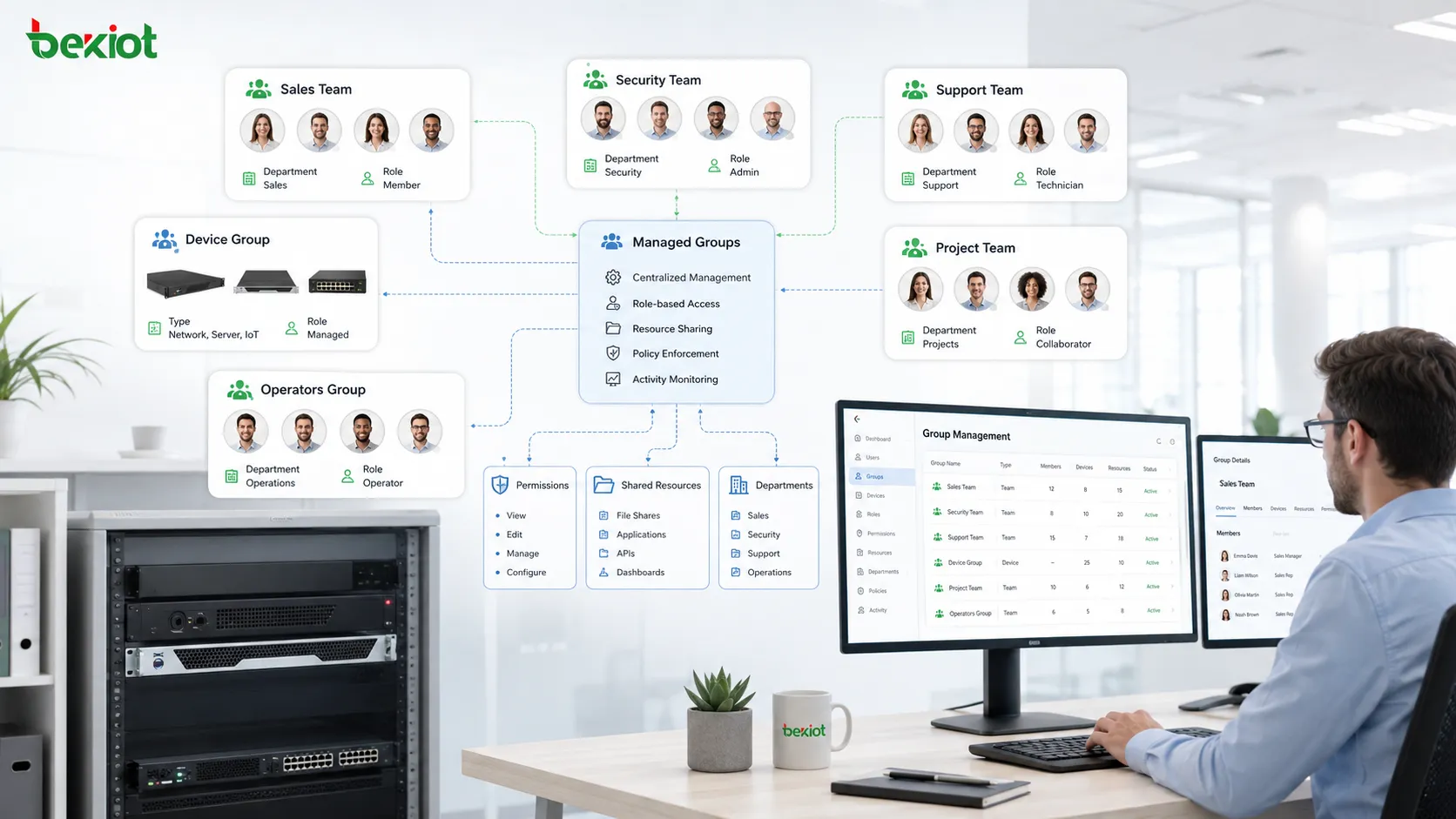 What Functions and Features Does Group Management Have?
