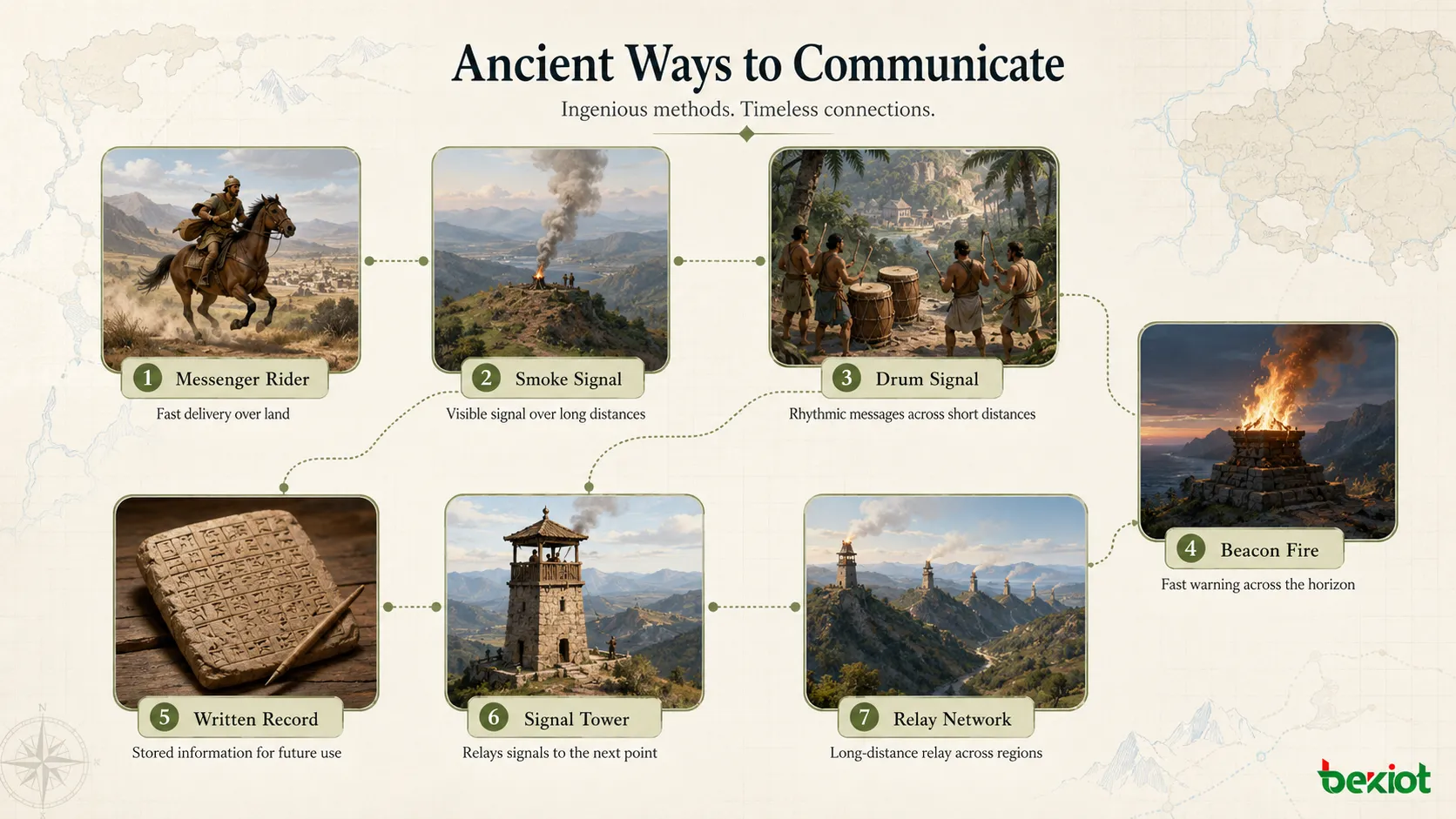 Ancient Communication Methods: Main Types and Key Characteristics