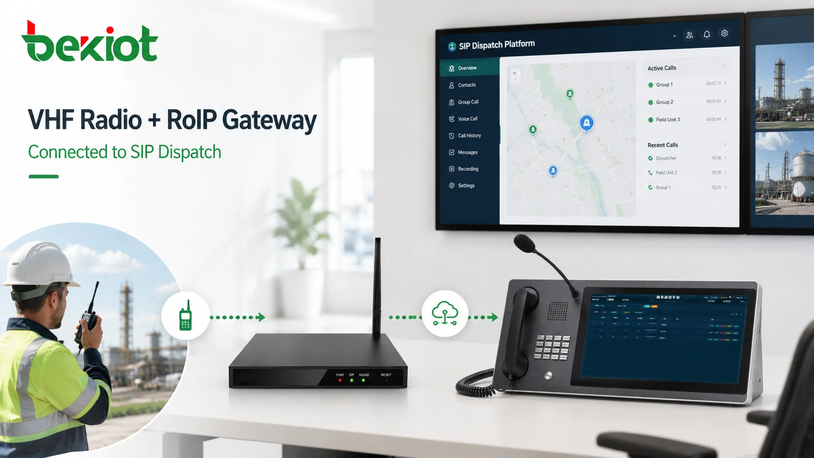 How to Connect VHF Radios to a Command and Dispatch System