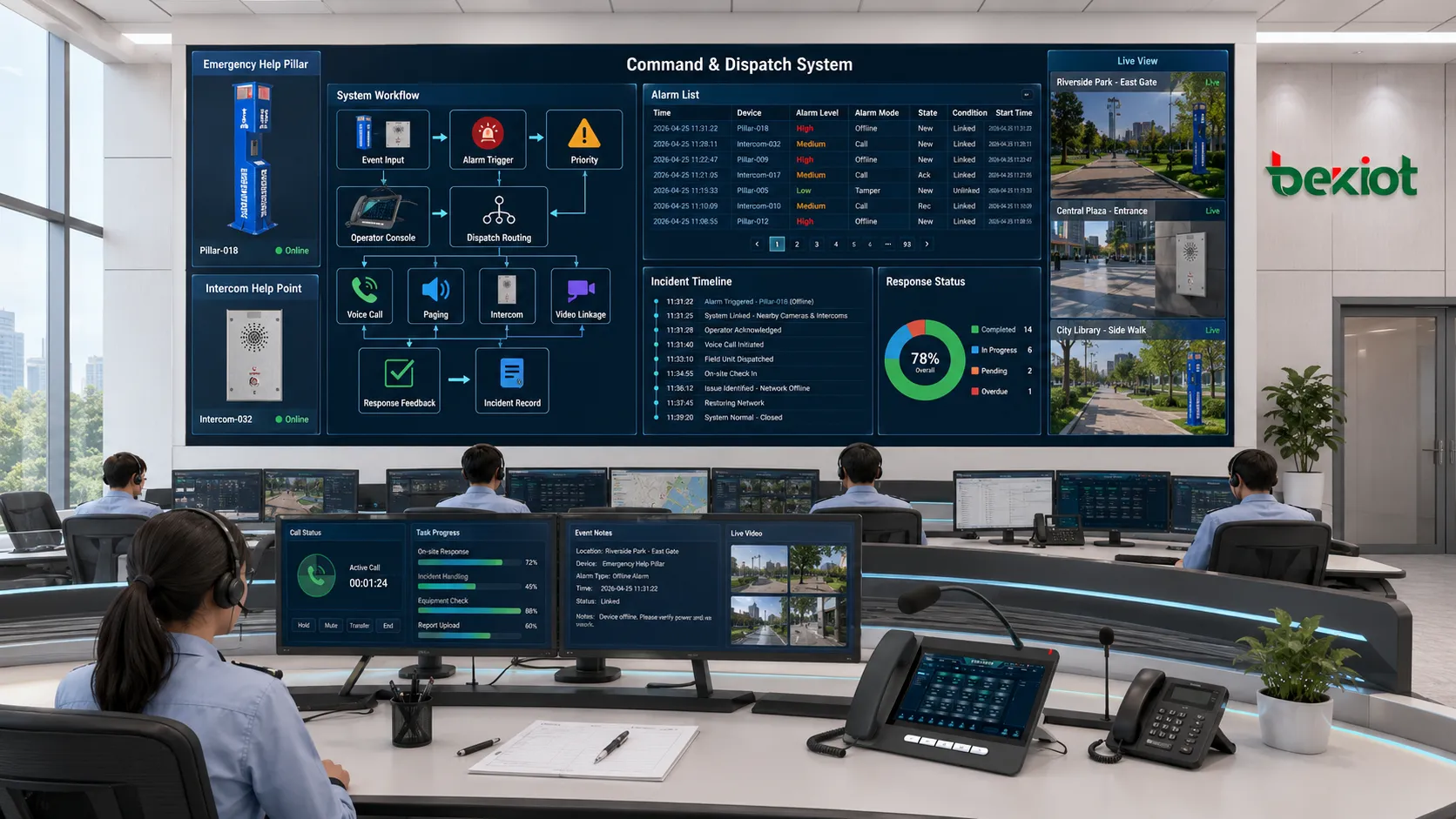 The working principle and characteristics of the Command and Dispatch System