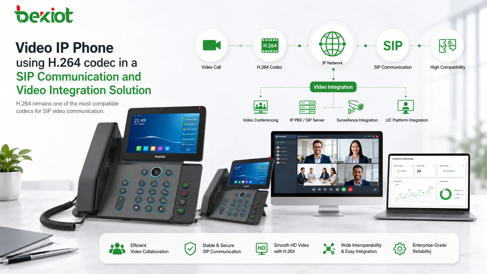 Why Most Video IP Phones Still Use H.264 Instead of H.265
