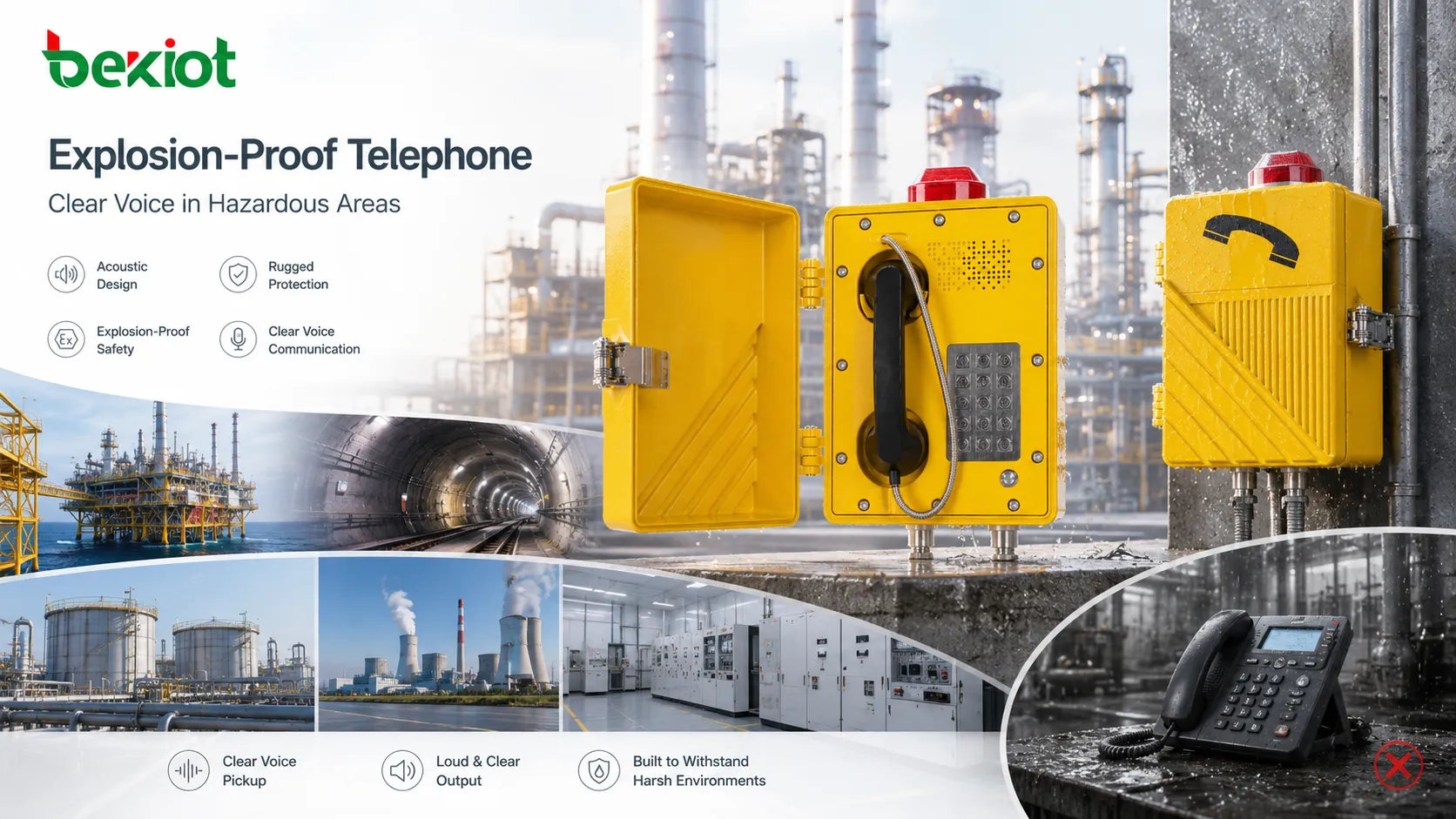 What Are the Special Advantages of the Acoustic Design of Explosion-Proof Telephones?