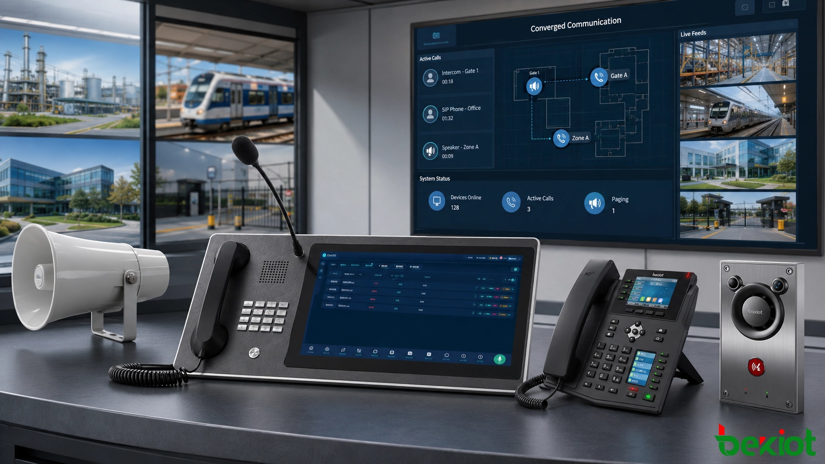 Converged Communication Solution for Voice, Radio, Video and Paging Integration