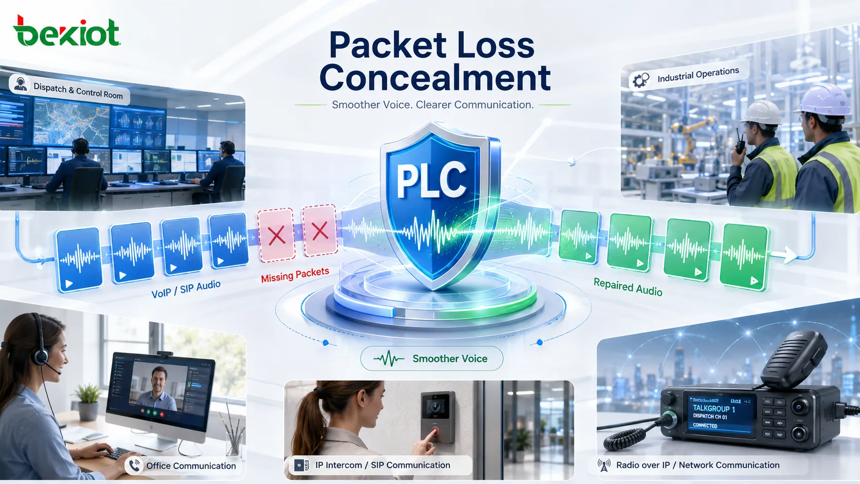 What Are the Audio Advantages of Packet Loss Concealment (PLC)?