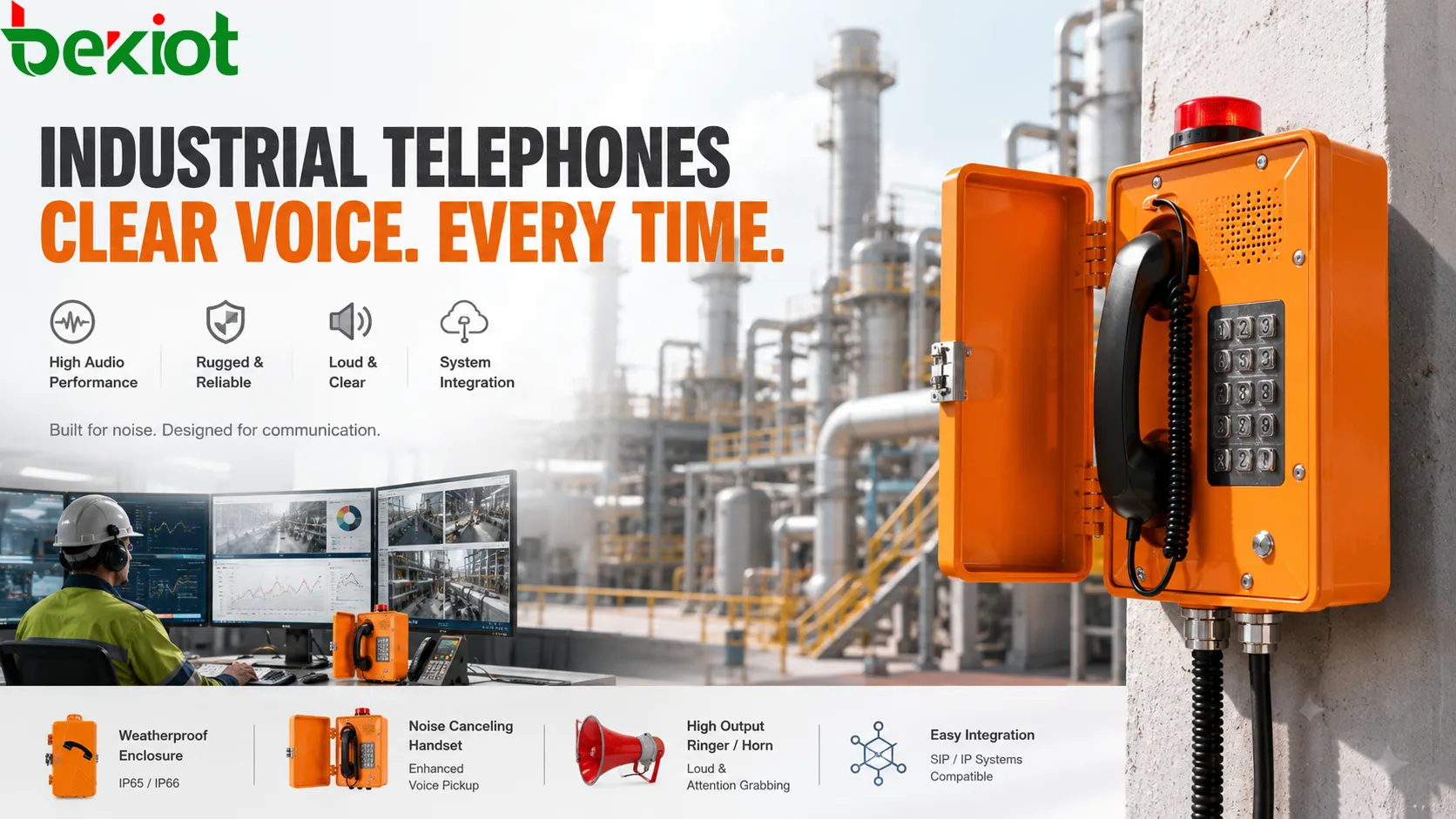 Why Can Industrial Telephones Improve the Clarity of Voice?
