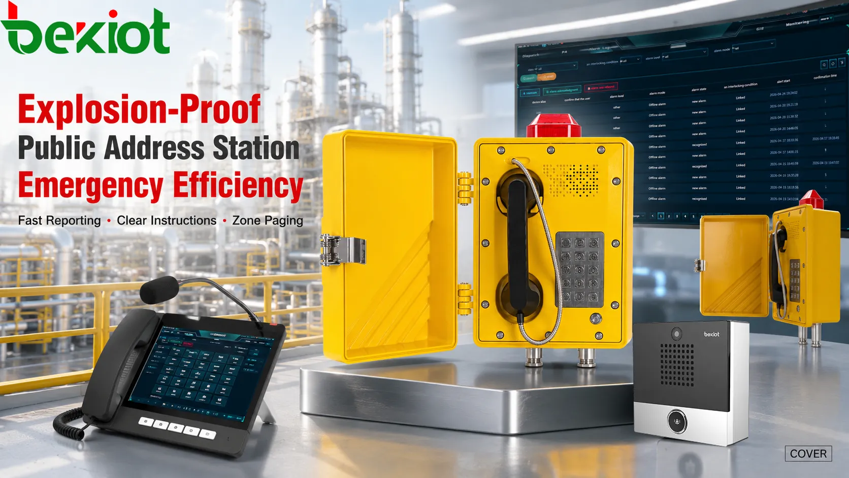 What Emergency Efficiency Does an Explosion-Proof Public Address Station Provide?