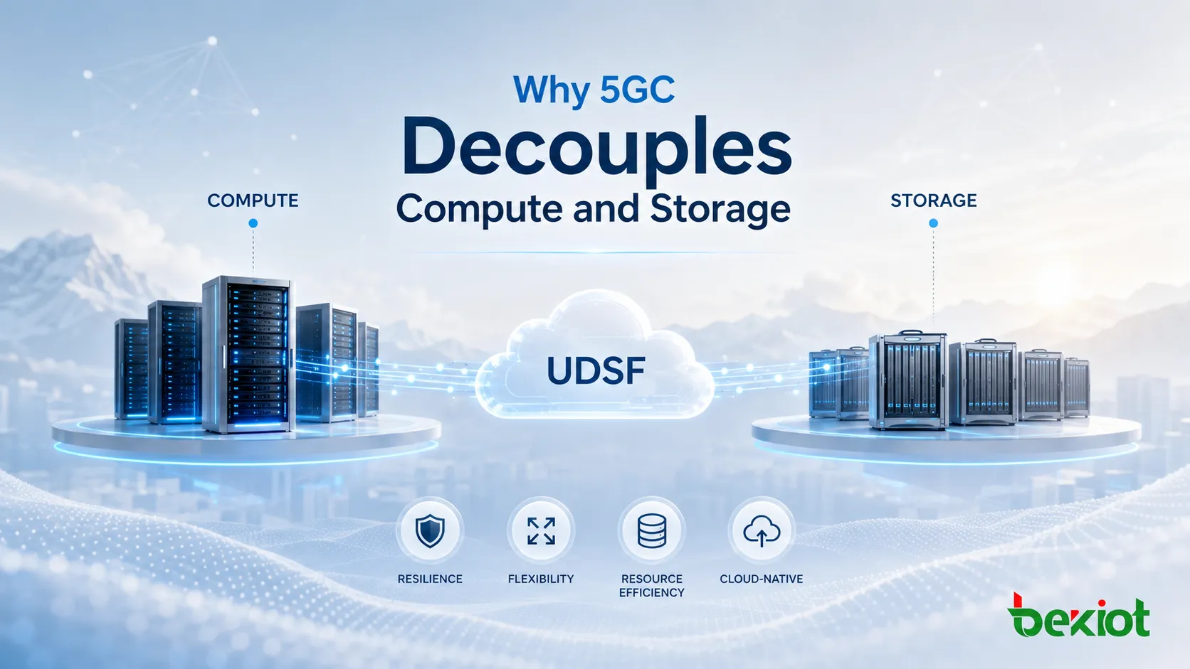 Why Does 5GC Decouple Compute and Storage?