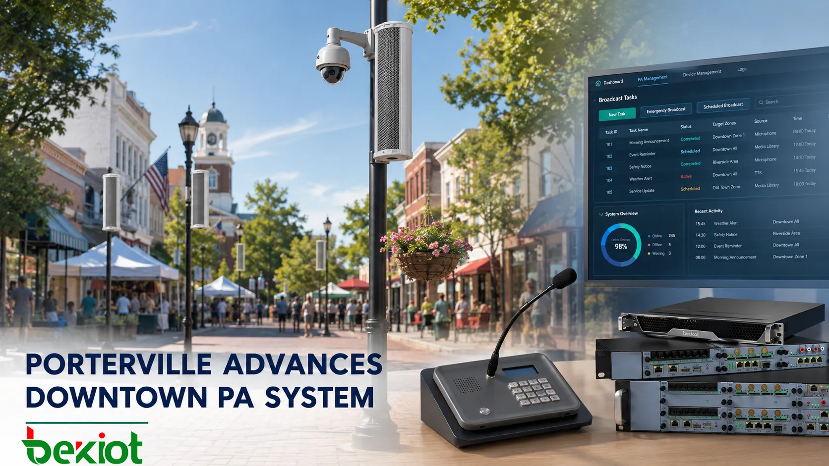 Porterville Advances Downtown PA System