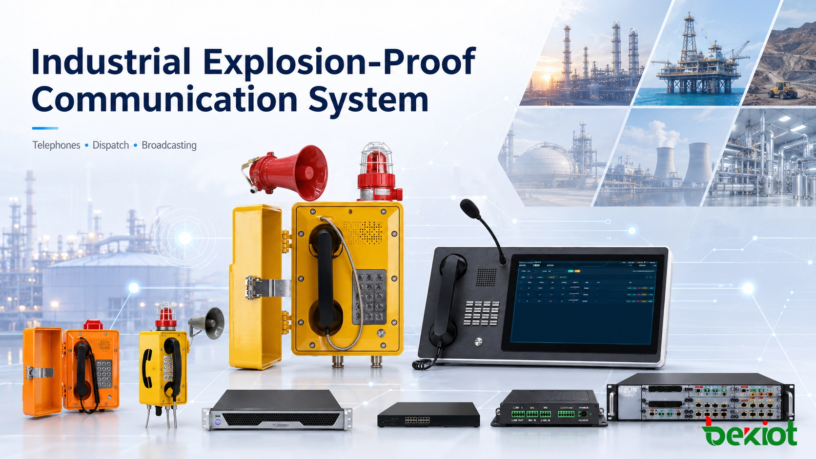 Industrial Explosion-Proof Communication: Telephone and Dispatch System Integration
