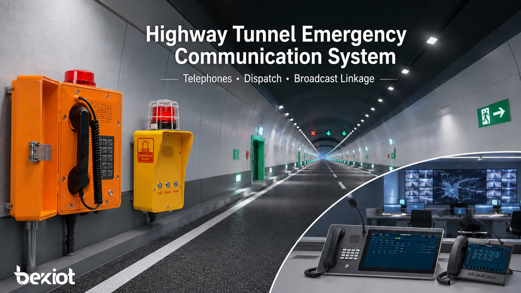 Integrated Emergency Communication and Dispatch Solution for Highway Tunnels