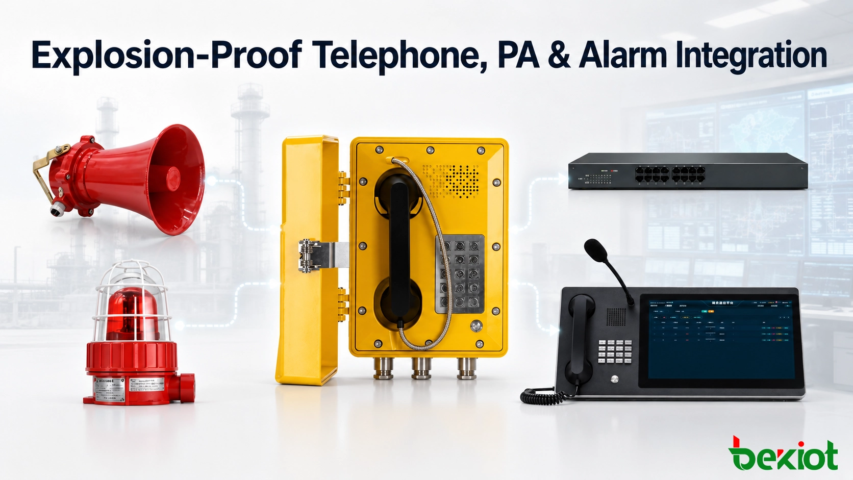 Explosion-Proof Telephone, PA and Audible & Visual Alarm Integration: How It Works