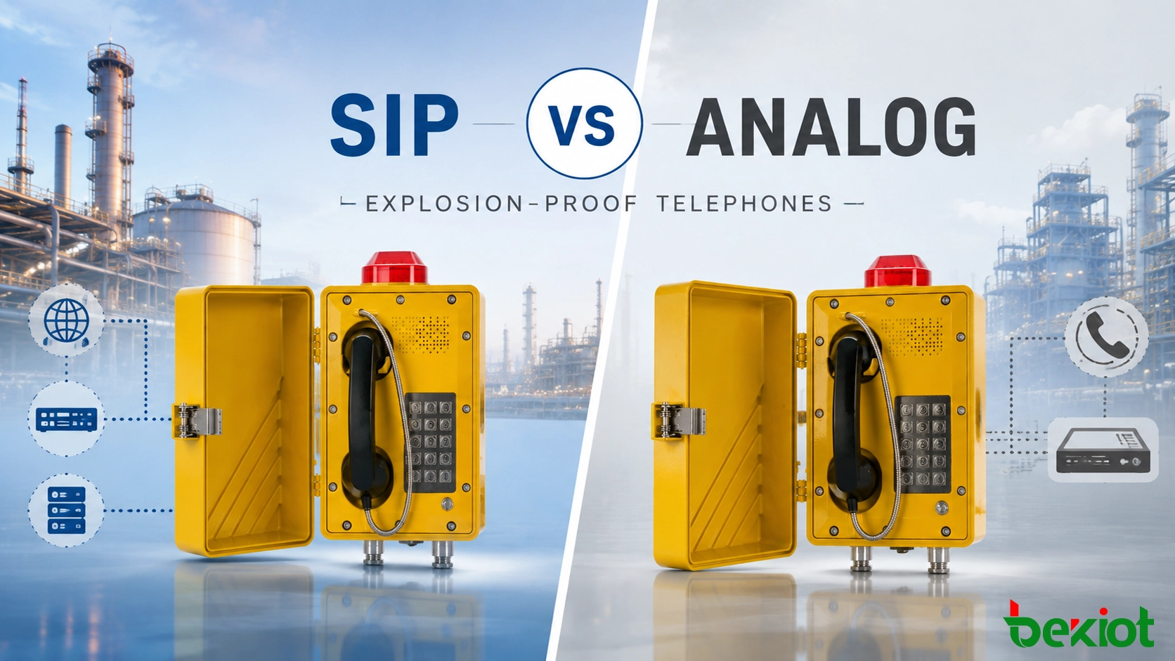 SIP vs Analog Explosion-Proof Telephones: What Is the Difference?