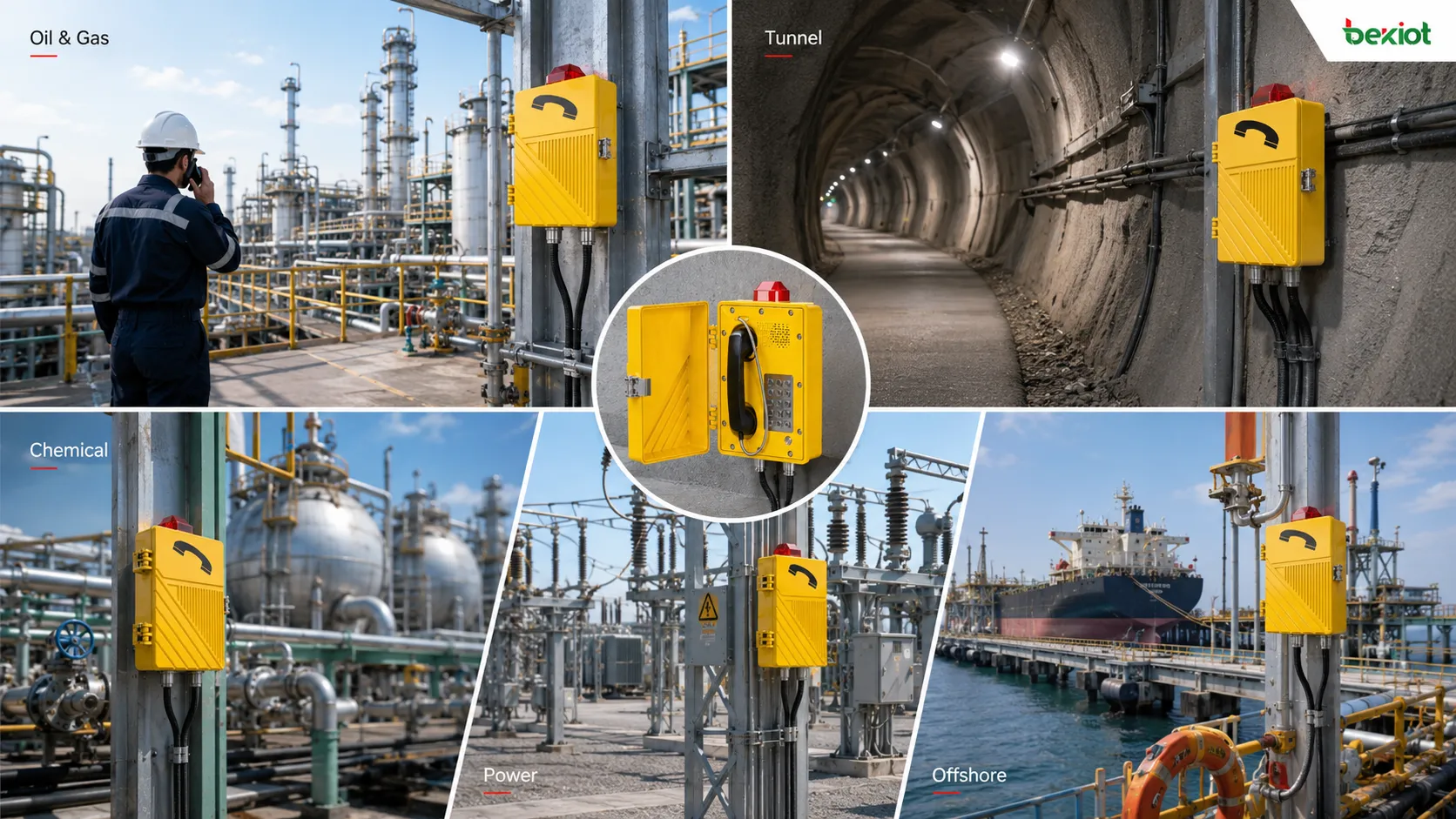 Explosion-proof telephone applications in oil gas chemical mine tunnel power offshore port and hazardous industrial working environments