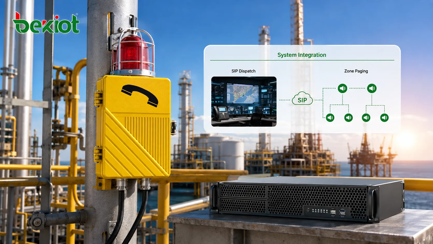 Oil and gas explosion-proof public address call station selection and deployment with EX-BH621 explosion-proof telephone SIP dispatch platform zone broadcasting installation point cable protection and maintenance inspection
