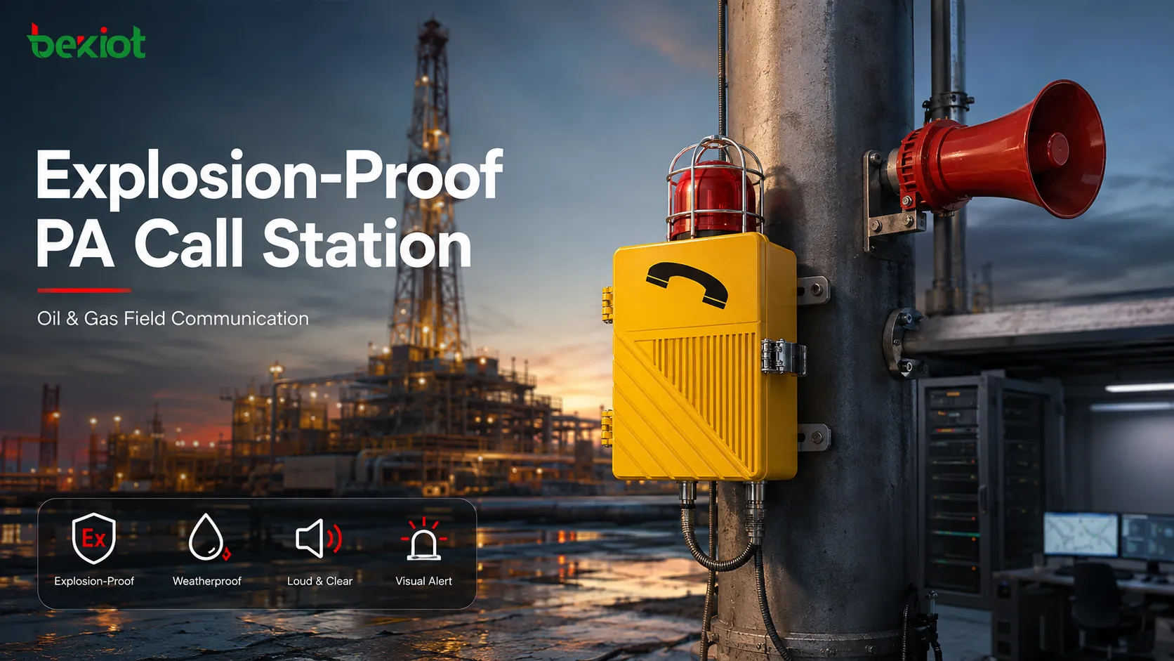 Why Is It Imperative to Equip Explosion-Proof Public Address Call Stations in Oil and Gas Field Operations?